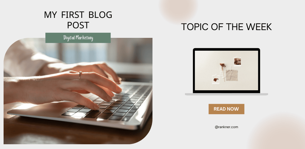 how to write first blog post